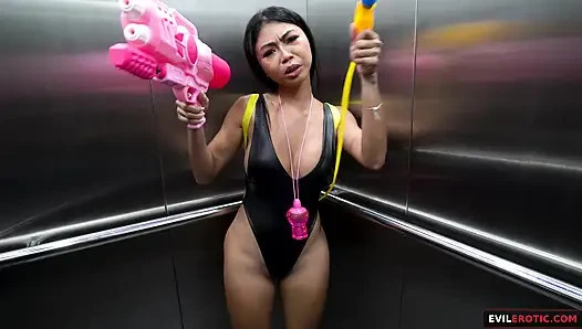 Pool Party Hookup With Hot Filipina - EVIL EROTIC