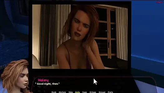 Haley Story #5 - Johannes tried to play with Haley's pussy