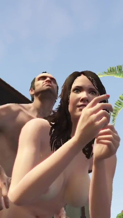 Captivating moment from "Trevor and Cheating wife amanda having sex in Pool While Husband is not there"