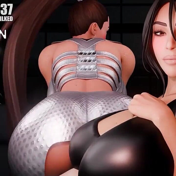 Fortnite Ariana x Kim vaqueira reversa em primeiro plano