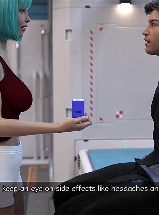 Stranded in Space - Playing and Kissing the Hot Doctor