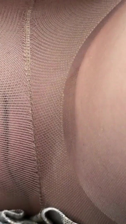 Powerful moment from "Lorine Showing Her Pussy Thru Pantyhose Flashing"