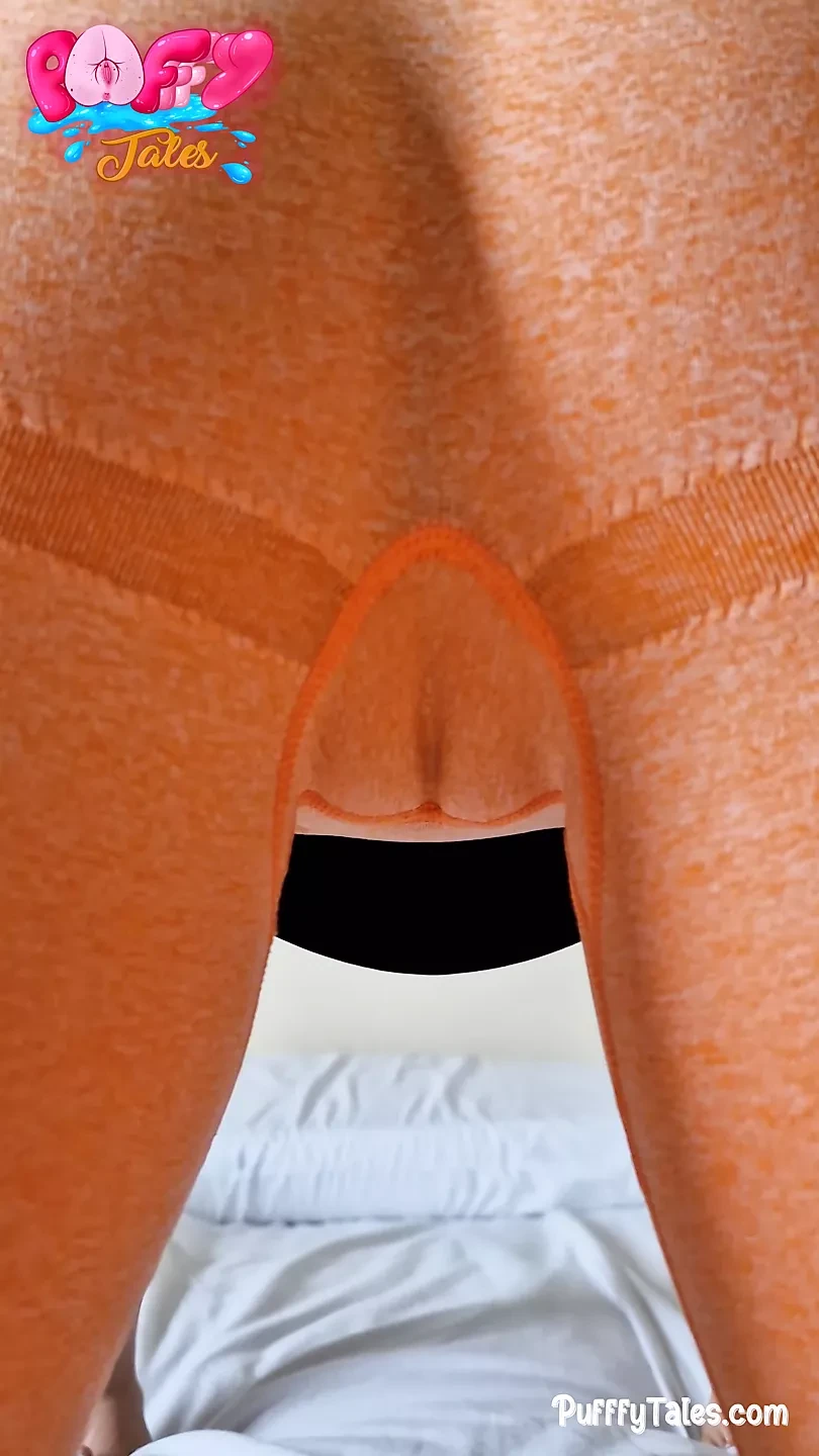 Stroking my puffy pussy