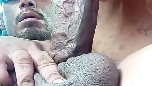 Xraquelx - cewek semok latina lagi asik nyepong kontol - close up