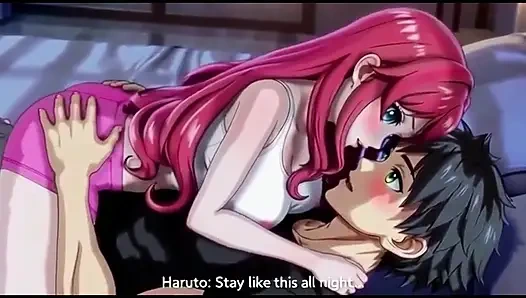 Stepsister share bed with stepbrother in hotel and seduce him