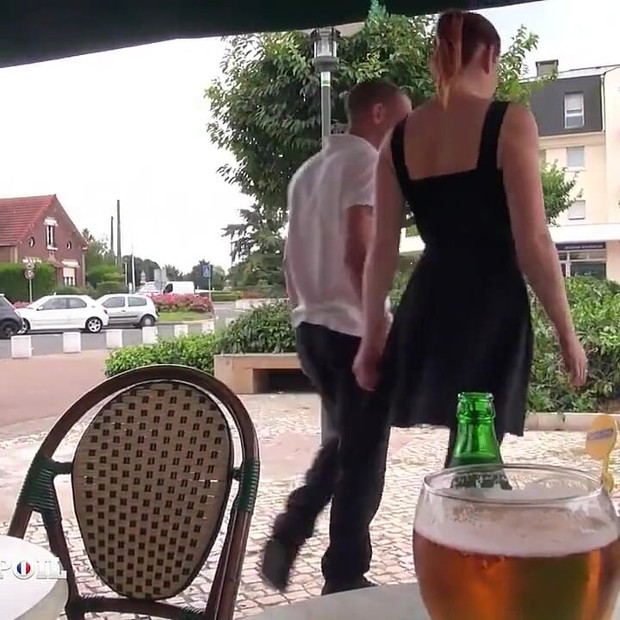 Gorgeous Big Boobed MILF Flashing and Getting Screwed up and Her Breast Cum Covered in a Public Area