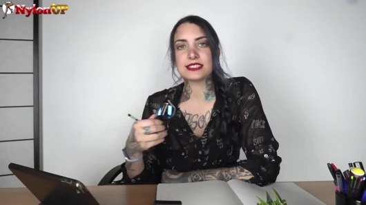 Horny Female Boss Offers Her Employee a Deal That Will Let Him Worship Her Delectable Feet