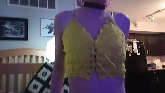 Sexy Cyber Elf gibt erstaunlichen blowjob, wird gefickt und hart von großem schwanz dominiert und vollgespritzt (nahaufnahme, POV)