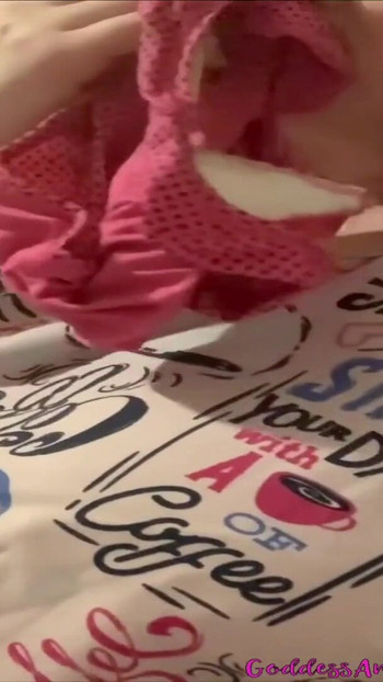 Memorable moment from "Worship my creampie, piss, spit, dirty socks and used panties for you"