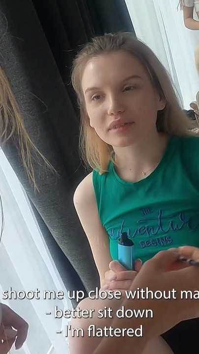 Fucked and Cum on My Face While I Was Doing Milka Makeup. New with Title