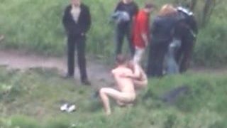 naked couple filmed