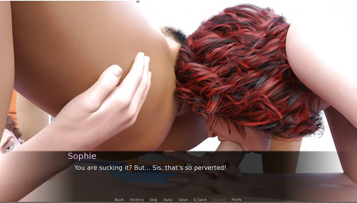 Milftopia - gameplay - juego de roles - hermanastras de cuerpo perfecto lesbianas y sexo anal