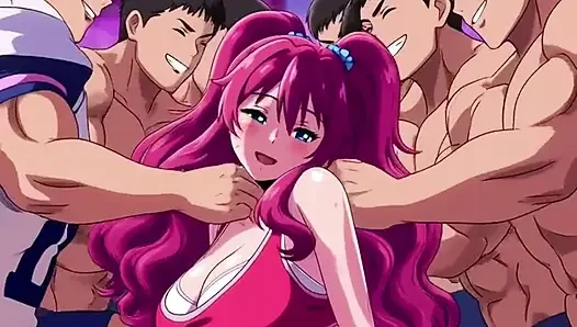 cheerleader Mia gives her favorite team the ultimate private celebration