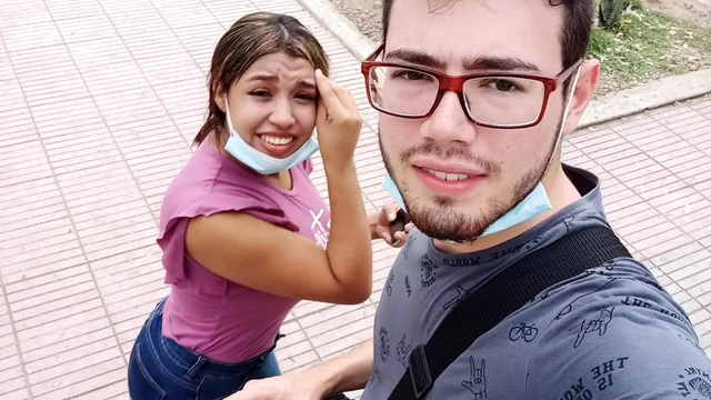18 year old brunette big saggy tits from New York United States fucking her stepbrother's big dick