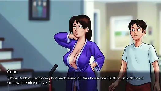 My Stepmom Debbie Took My Cum Inside - Summertime Saga