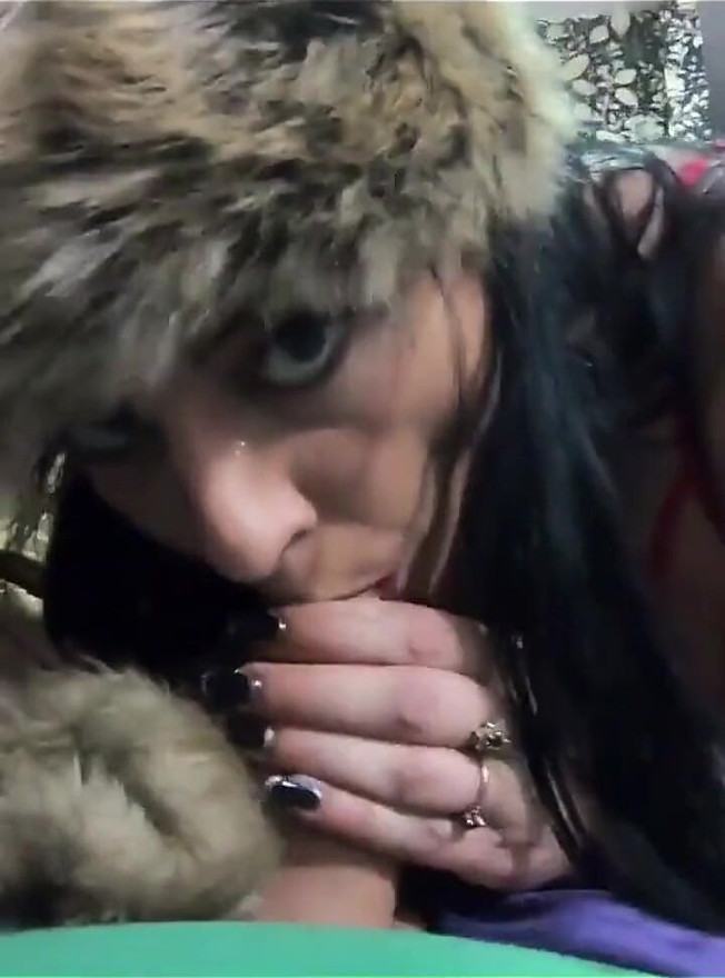 The Boss's Gift Deep Blowjob, Fur Coat Play and Cum on My Body
