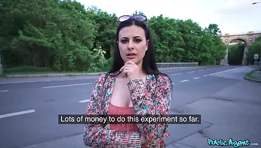 Public Agent - Dark-haired Beauty Billie Star Sucks Dick for Cash