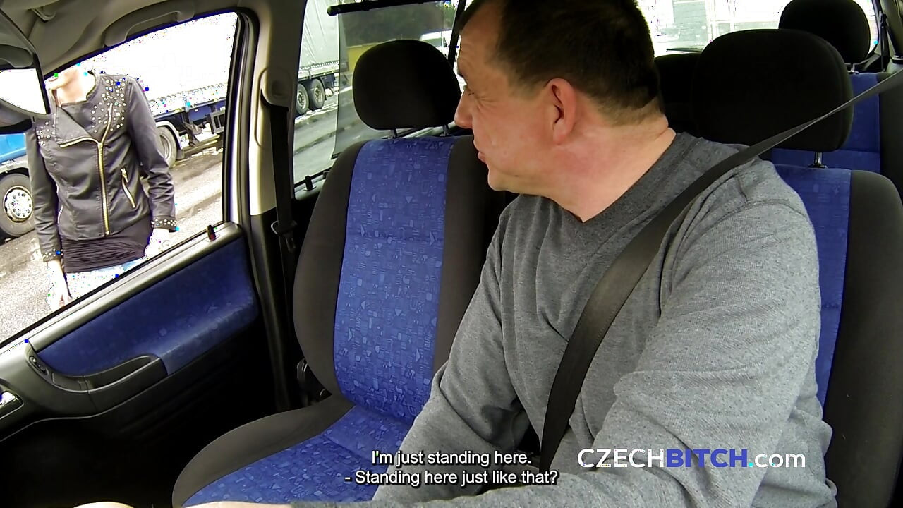 Consensual Bareback Anal in the Car Park (Czech Bitch)