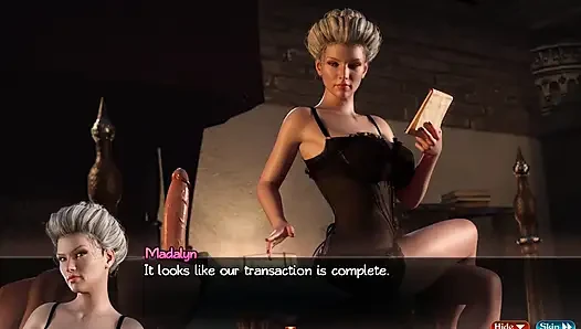 Treasure of Nadia - 35&36 - oyun - rol yapma - rahibenin yüzüne oturma ve lezbiyen orta yaşlı seksi kadın