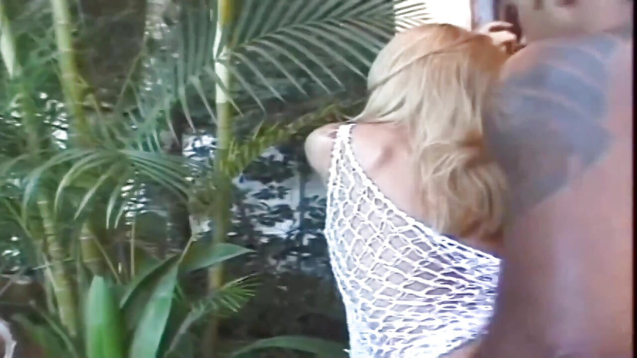 Big boobs lady-boy fucked outdoor