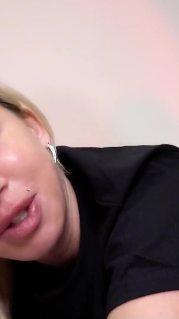 Emotional moment from "Multiple Cumshots for German Big Tits Bitch Manu Magnum at Real Amateur Gangbang"