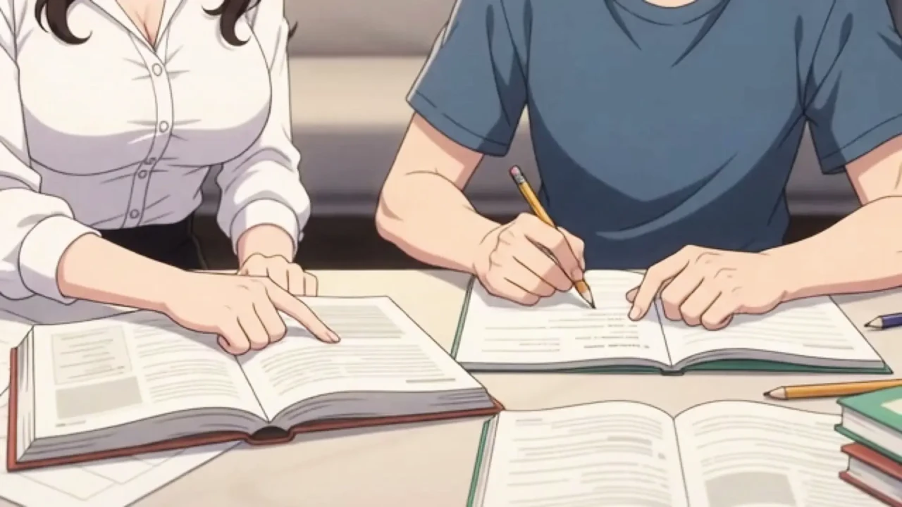 Stepmom&rsquo;s helping in Homework turn into intimation and fucking