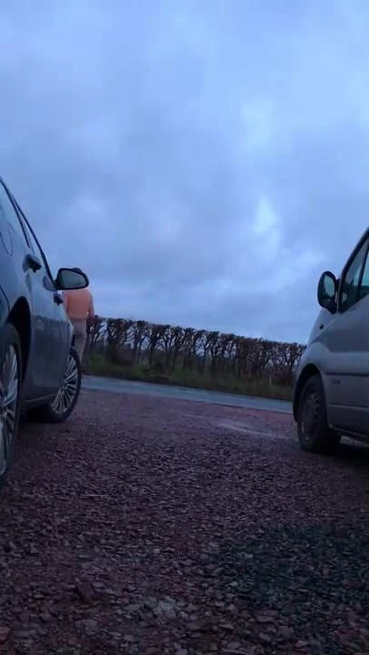 Putting rubbish out