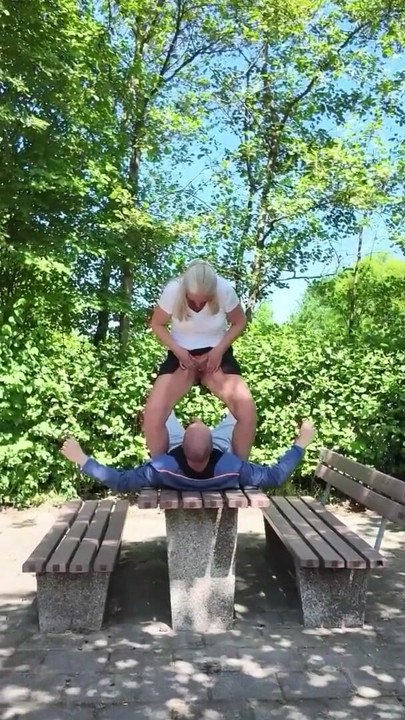 Public AO stranger fuck with creampie and muzzle at a rest area! Full Movie | Clip 1