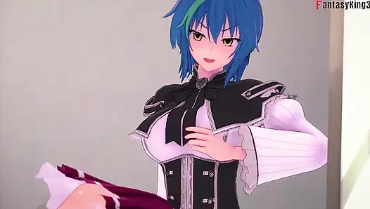 Ксеновиа и Иссей трахаются в ванной, Rias узнает - KIMD NTR серия Madness