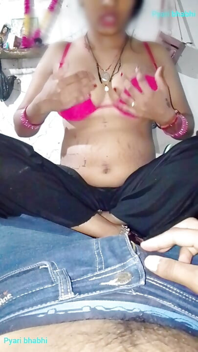 Best handjob of big breasted sister-in-law Hindi audio, handjobs