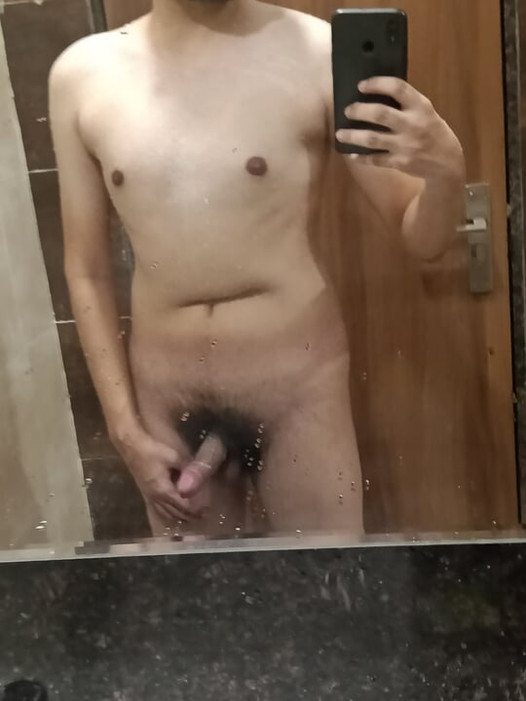 Big dick masturbating in public restroom