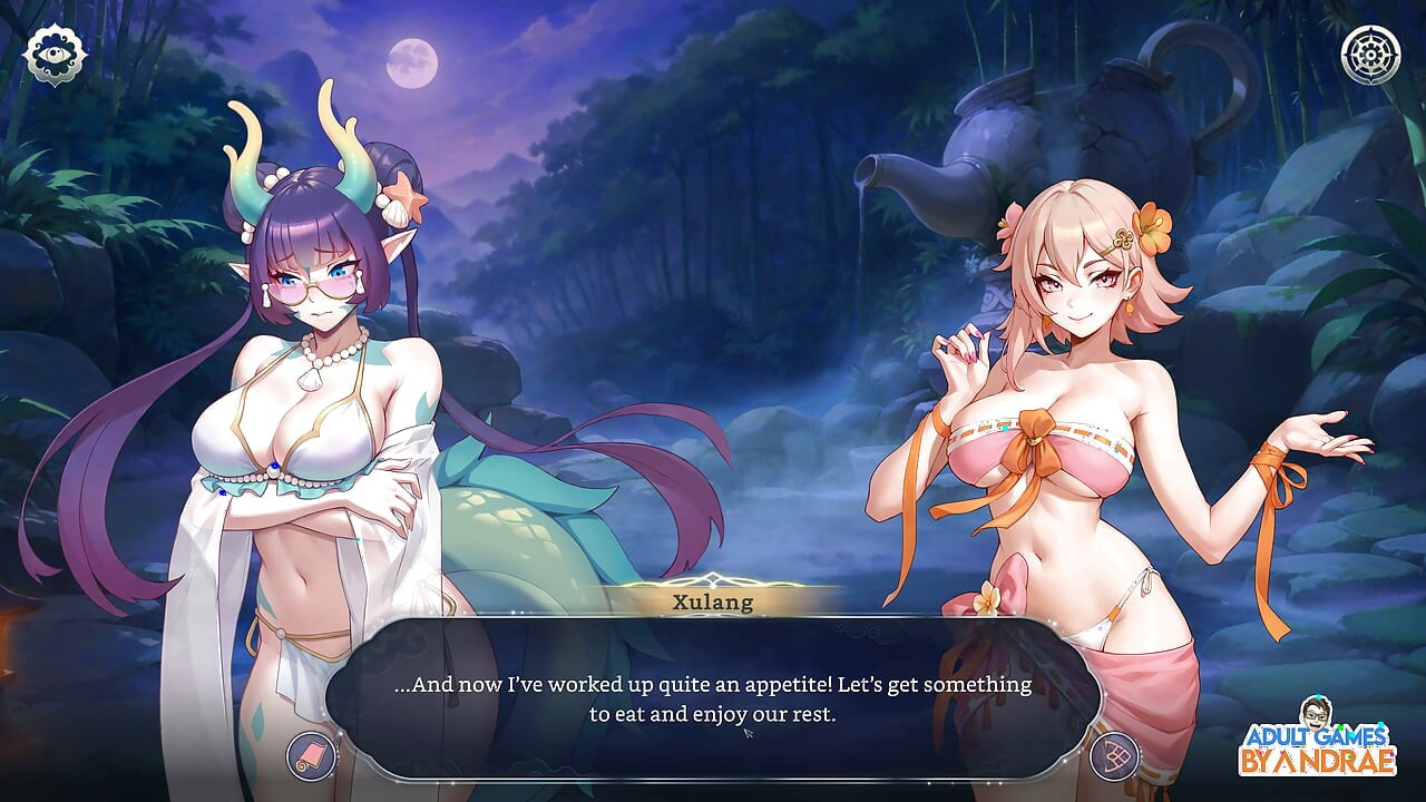 Harem Fantasy - Bikini Tales DLC Gameplay Part 1: Xulang’s Cowgirl Sex H-Scene