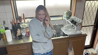 Busty Blonde Housewife Fucks Husband after Huge Business Deal
