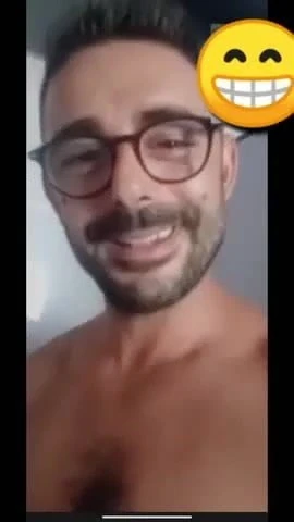 Italian guy straight showing dick in shower