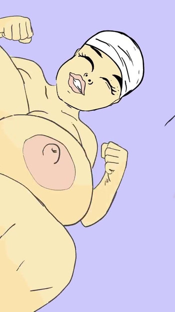 Emotional moment from "Fucking  A Big Ass African MILF Nanny"