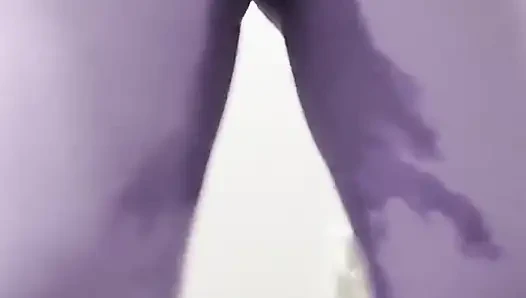 Pissing My Self in Purple Leggings