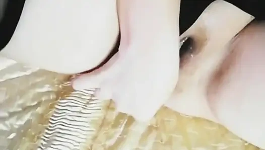 Şaşkınlıkla ıslak vajina