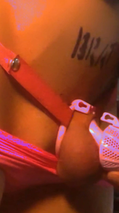 Inverted Chastity Off, Itty Bitty Clitty Gets Sounded, Pushed Back in & Locked up Again! | Clip 1