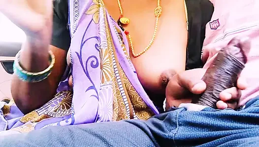 Desi Car Sex. Stepmom and Stepson Long Drive for Out Door Fucking. Telugu Dirty Talks.