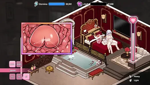 Hentai Game – Naughty Big-Boobs Married Woman Sex - Immoral Bathhouse