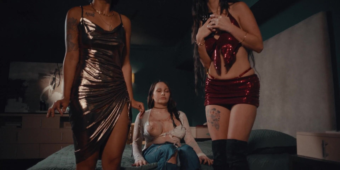 Parasited Lesbian Domination - Rough Threesome Scissoring & Monster Slime Orgasm