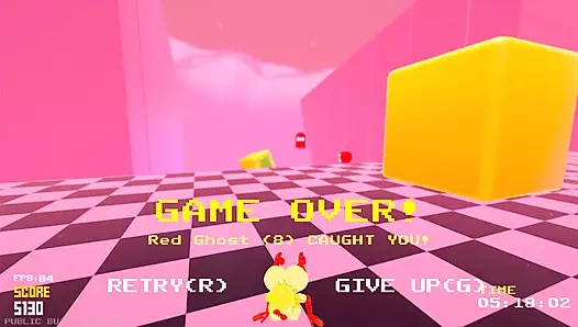 Pacman ghosts beni hep birlikte sikmeye karar veriyor, ağızlarında spermim için kavga ediyor