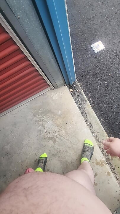 Almost Caught Enjoying the Storage Unit