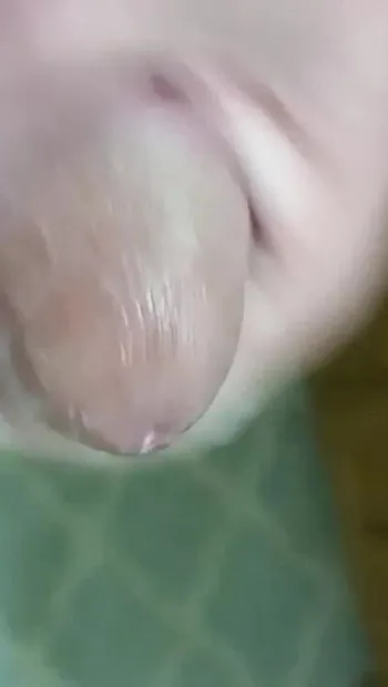 Fapping hard in bathroom mini cum shot