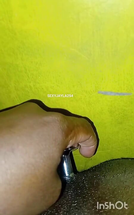 Chubby Boy Jerking off While a Toy Is in His Asshole Upclose
