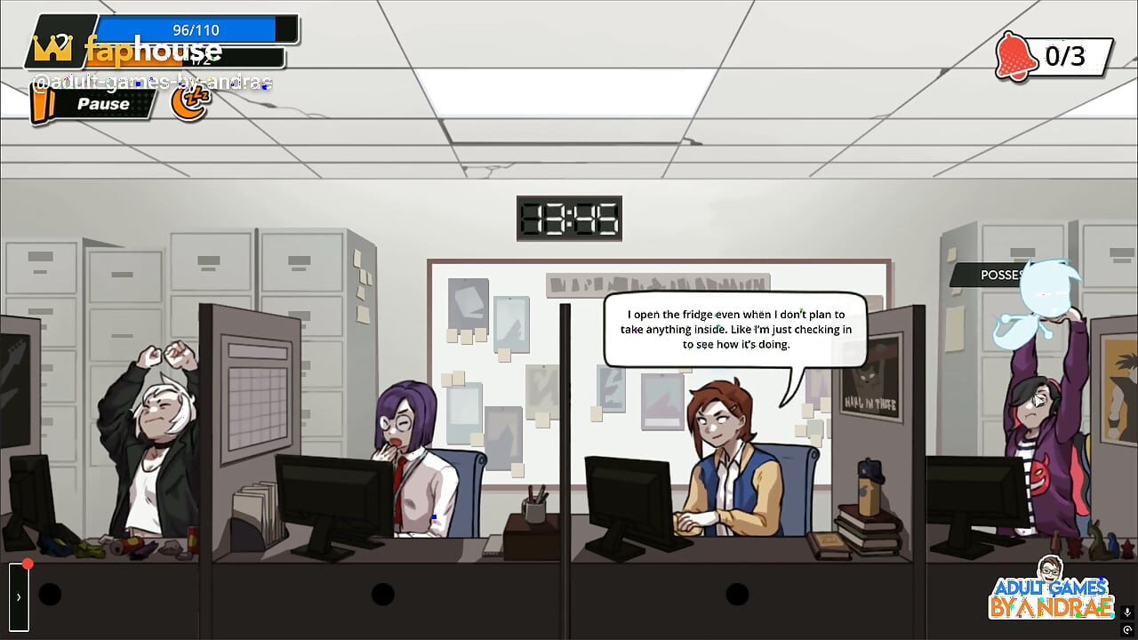 Femboy Ghost Gameplay Part 1 - Discreet Masturbation at Work