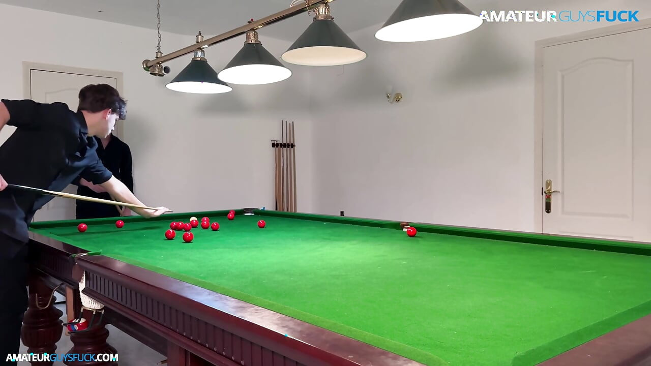 Enjoy Watching Me Shove the Pool Balls up My Buddy’s Ass Go Fucking Wild