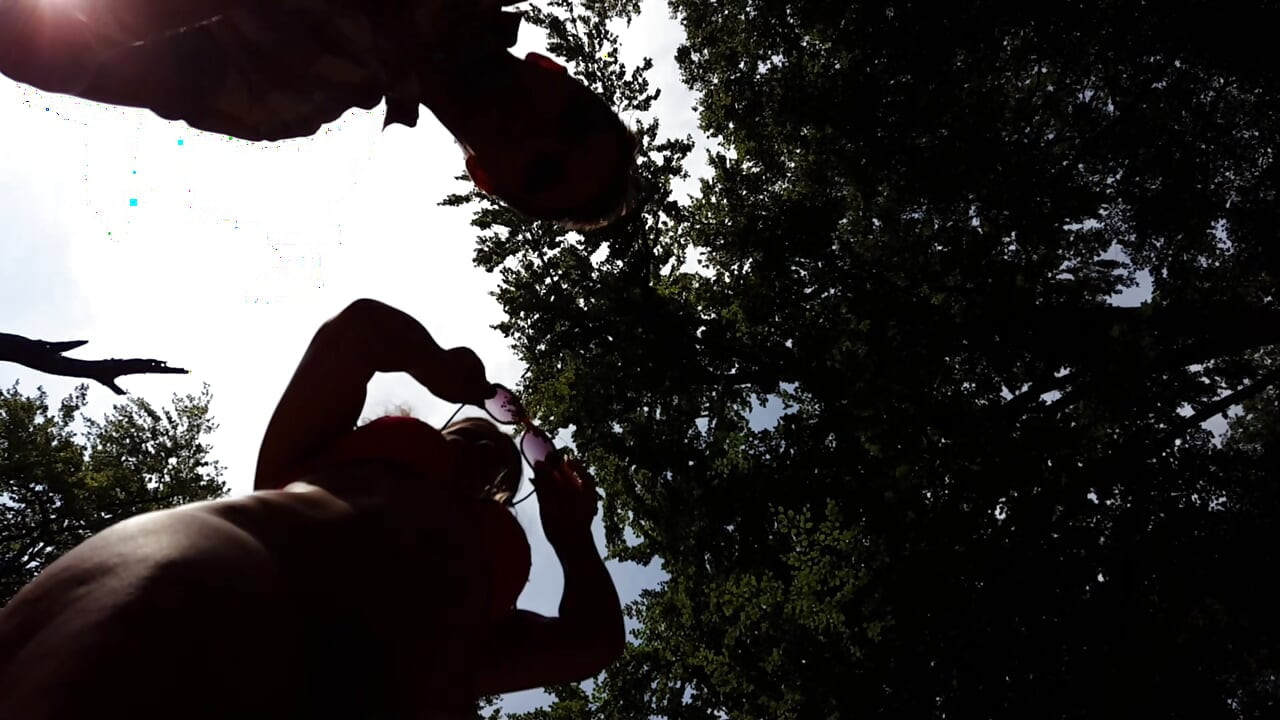 Sexydea's Wild Forest Tease: Big Ass Adventures in the Woods