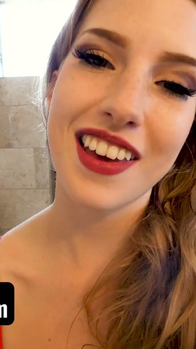 I Made Porn - Hot Babe With Big Natural Tits Octavia Red Gets Her Tight Pussy Fucked In The Bathroom | Clip 2