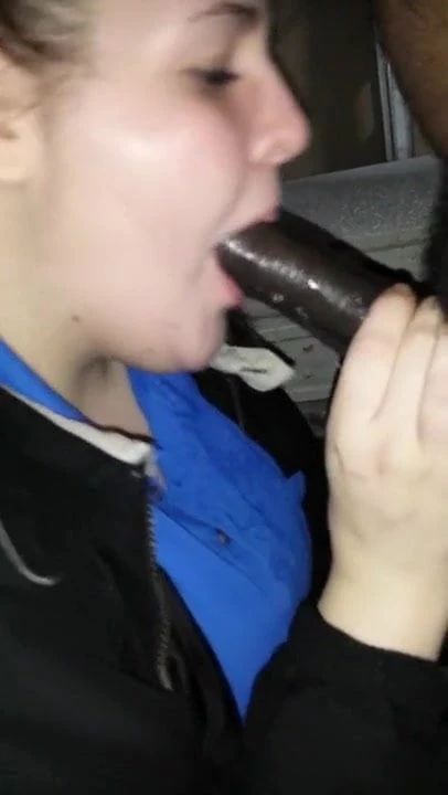 Slutty Babe Giving Head To A Black Dude
